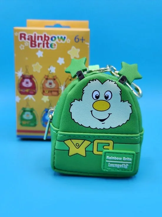 Loungefly Rainbow Brite Rainbow Sprites Green Blind Box Mini-Backpacks Charm NEW - Picture 9 of 10
